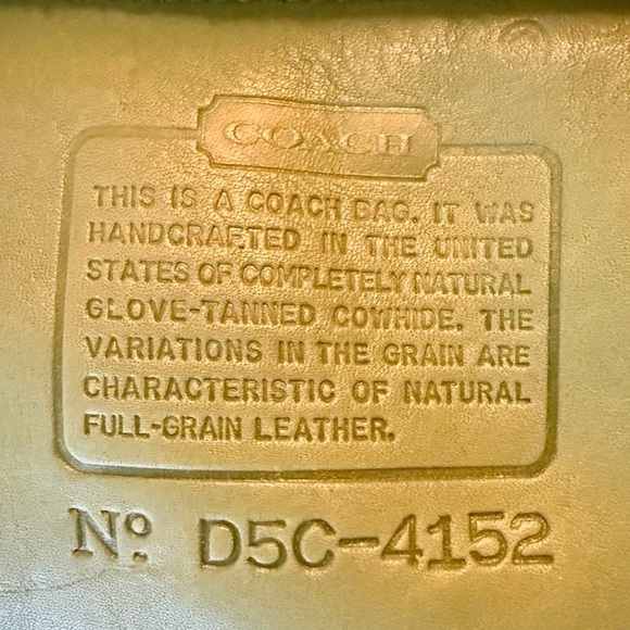 Vintage Coach Pear Green Bantam Mini Backpack Bag 4152 USA - Picture 8 of 9